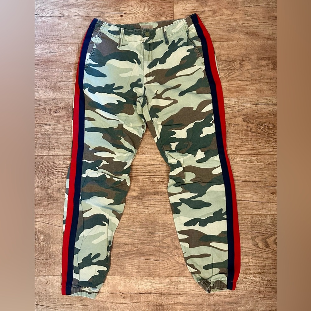 MOTHER Camo No Zip Misfit Pants Size 26/2 - Picture 6 of 14